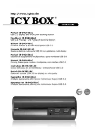 Notice Icy Box IBDK2651AC Station d'accueil USB