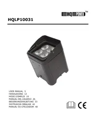 Notice HQ Power HQLP10031 Iluminación