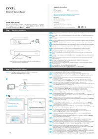 Notice ZYXEL GS19158EP Commutateur
