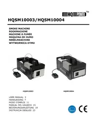 Notice HQ Power HQSM10003 Máquina de efectos