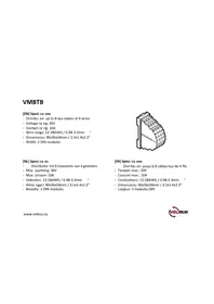 Notice Velbus VMBTB Composant électrique modulaire