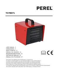 Notice Perel TC78071 Aquecimento