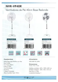 Notice NEVIR NVRVP40RBG Climatisation