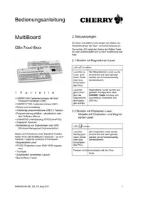 Notice Cherry MULTIBOARD V2 G818043 Computertastatur