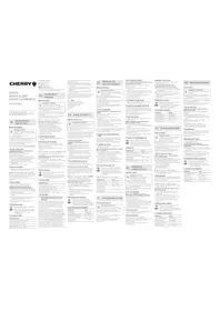 Notice Cherry GENTIX SILENT Souris d'ordinateur
