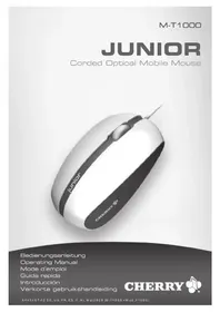 Notice Cherry JUNIOR MT1000 Souris d'ordinateur