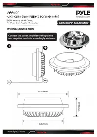 Notice Pyle PDBT33 Haut-parleur