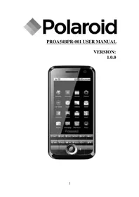 Notice POLAROID PROA54BPR00 Mobiele telefoon