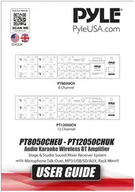 Notice Pyle PT8050CH Recepteur