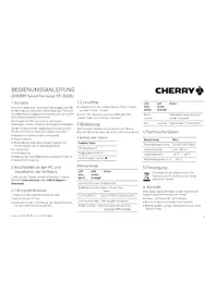 Notice Cherry SMARTTERMINAL ST2000U Terminal de paiement électronique