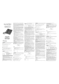 Notice ALCATEL-LUCENT TEMPORIS 180 Téléphone