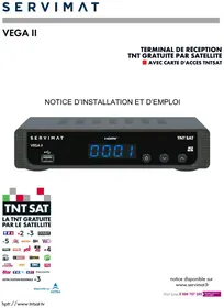 Notice SERVIMAT VEGA 2 Recepteur