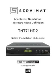Notice SERVIMAT TNT71HD2 Recepteur