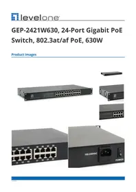 Notice LEVELONE GEP2421W630 Carte réseau / adaptateur