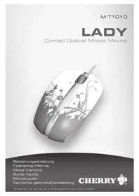 Notice Cherry LADY MT1010 Souris d'ordinateur