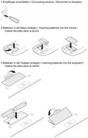 Notice Cherry EVOLUTION SIRIUS XT Clavier et souris sans fil