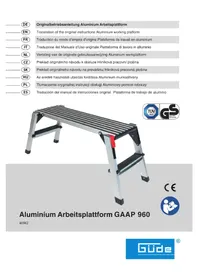 Notice Güde GAAP 960 Échafaudage mobile