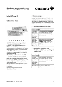 Notice Cherry MULTIBOARD V2 G817000 Computertastatur