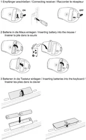 Notice Cherry EVOLUTION ORCA Clavier et souris sans fil