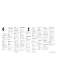 Notice Cherry MC 4000 Souris d'ordinateur