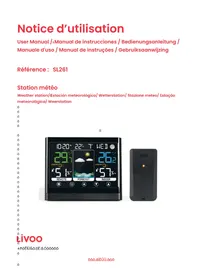 Notice LIVOO SL261 Estación meteorológica