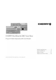 Notice Cherry MULTIBOARD MX V2 G807044 Computertastatur