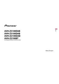 Notice PIONEER AVHZ2100BT Système audio