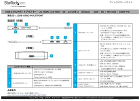Notice StarTech.com 120BUSBCMULTIPORT Autres accessoires informatique
