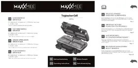 Notice Maxxmee HY2143 Plaque de grill