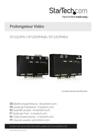 Notice StarTech.com ST122UTPAGB Recepteur