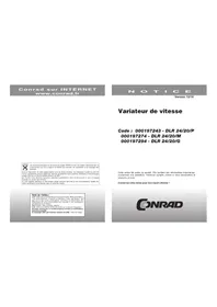 Notice EPH Elektronik DLR 2420P Variateur de vitesse