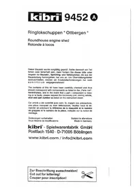 Notice Kibri 9452 Maquettisme