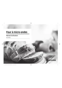 Notice SAMSUNG MC455TERBBB Micro-ondes