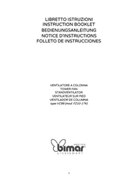 Notice Bimar VC99 Ventilatore