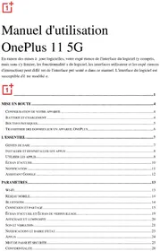 Notice ONEPLUS 11R 5G Smartphone