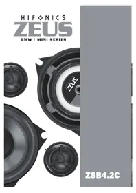 Notice Hifonics ZEUS ZSB8.3C Haut-parleur