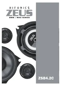 Notice Hifonics ZEUS ZSB4.2C Haut-parleur