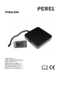 Notice Perel VTBAL500 Balance