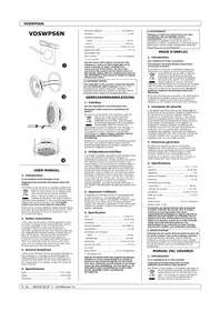 Notice VELLEMAN VDSWPS6N Haut-parleur