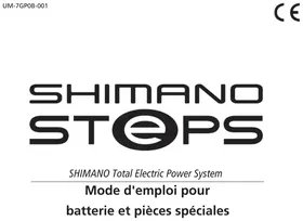 Notice SHIMANO BTE6000 Batterie