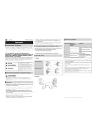 Notice SHIMANO SWS705 Déclencheur à distance