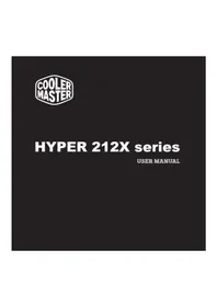 Notice COOLER MASTER HYPER 212X Système de refroidissement de matériel informatique