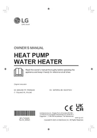 Notice LG WH27S Heat pump