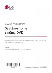 Notice LG LHD655BT Lecteur blu-ray