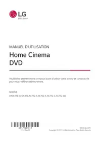 Notice LG LHD647B Lecteur blu-ray