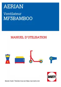 Notice AERIAN MF3BAMBOO Ventilateur