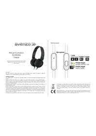 Notice Avenzo AVHP2201 Casque
