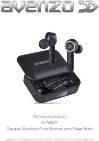 Notice Avenzo AVTW5007 Casque