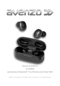 Notice Avenzo AVTW5006 Casque