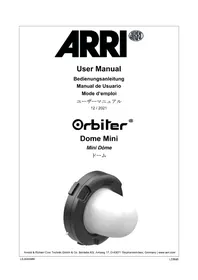 Notice ARRI ORBITER DOME MINI Éclairage